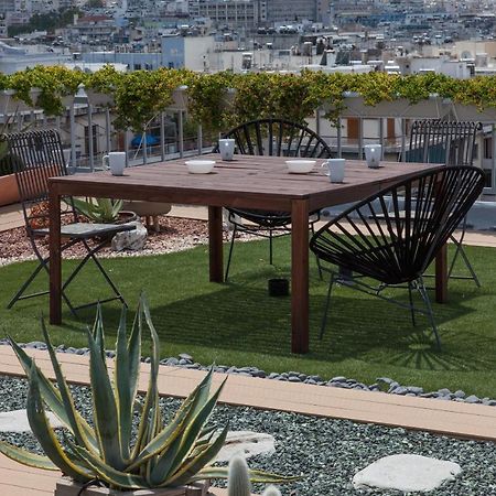 Gorgeous Penthouse With Private Jacuzzi And Amazing View! Lägenhet Aten Exteriör bild