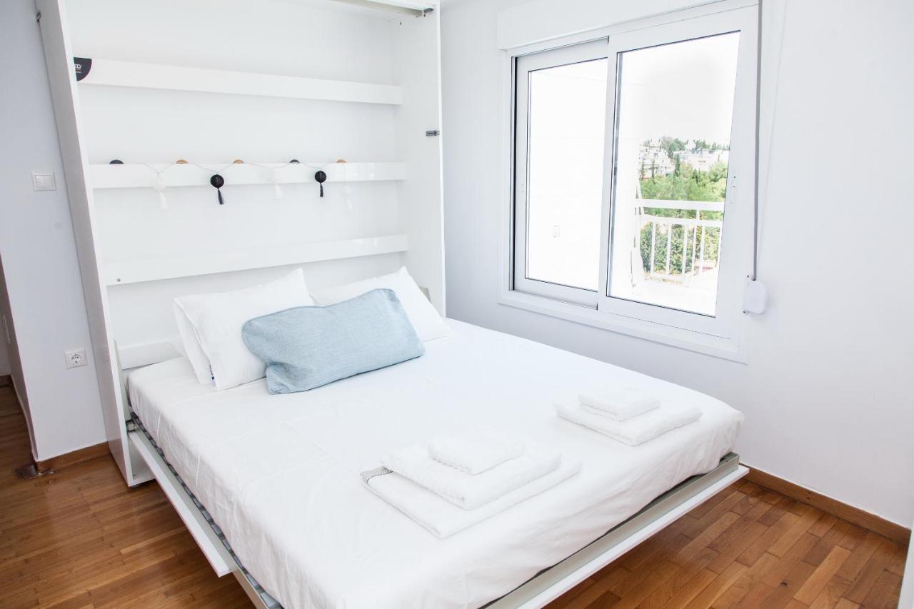 Gorgeous Penthouse With Private Jacuzzi And Amazing View! Lägenhet Aten Exteriör bild