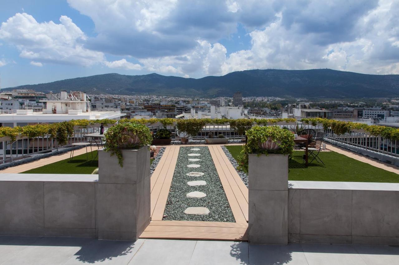Gorgeous Penthouse With Private Jacuzzi And Amazing View! Lägenhet Aten Exteriör bild